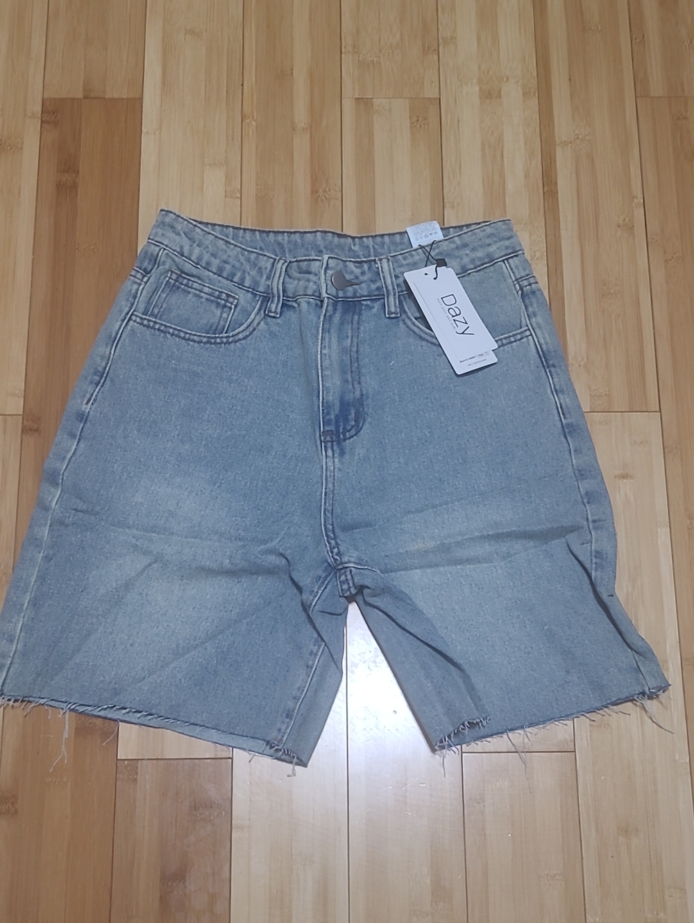 Men’s Light Blue Denim Shorts